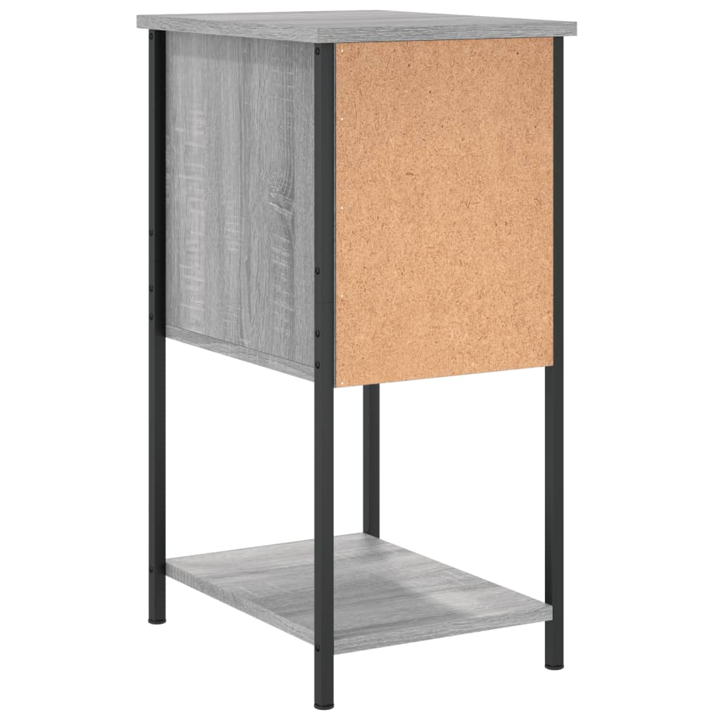 Tables de chevet 2 pcs sonoma gris 32x42x70cm bois d'ingénierie - XIOS
