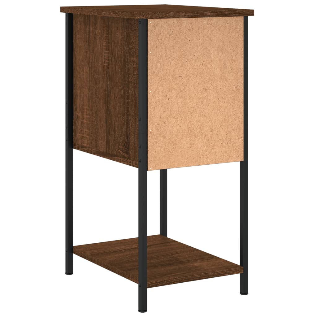 Tables de chevet 2pcs chêne marron 32x42x70cm Bois d'ingénierie - XIOS