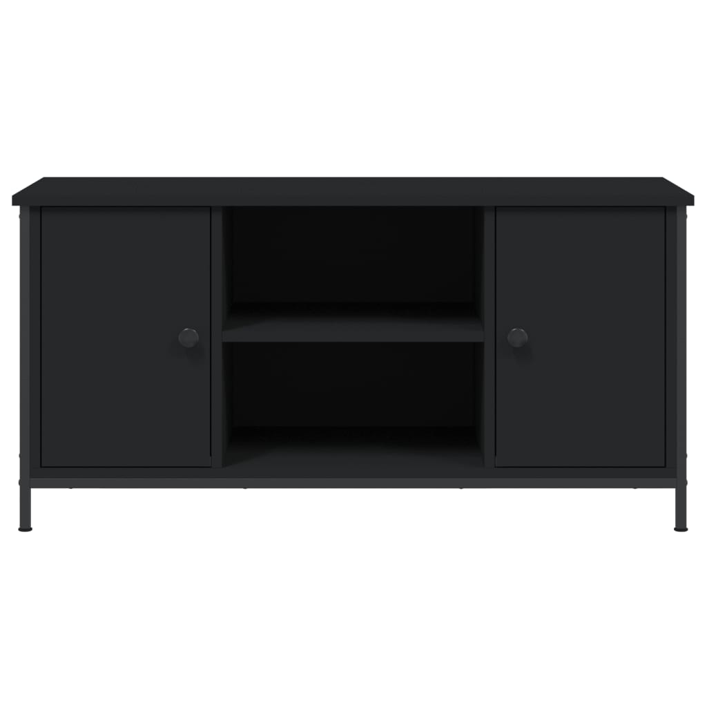 Meuble TV Noir 100x40x50 cm Bois d'ingénierie - XIOS