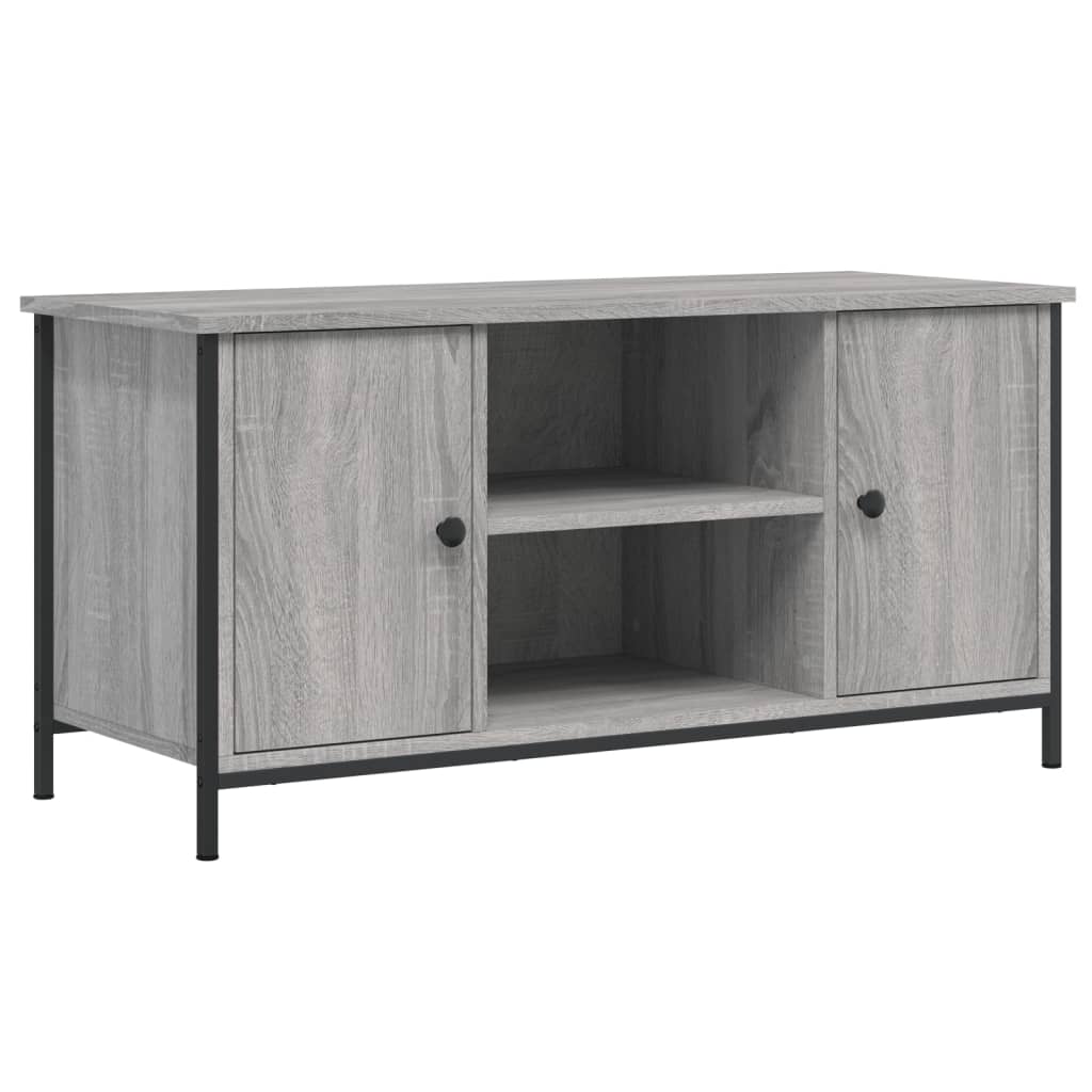 Meuble TV Sonoma gris 100x40x50 cm Bois d'ingénierie Meubles TV vidaXL