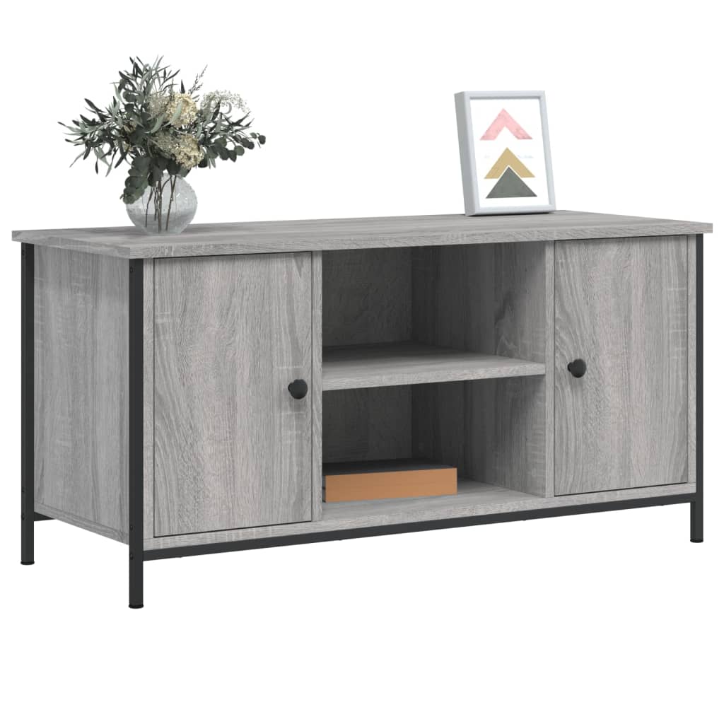 Meuble TV Sonoma gris 100x40x50 cm Bois d'ingénierie - XIOS