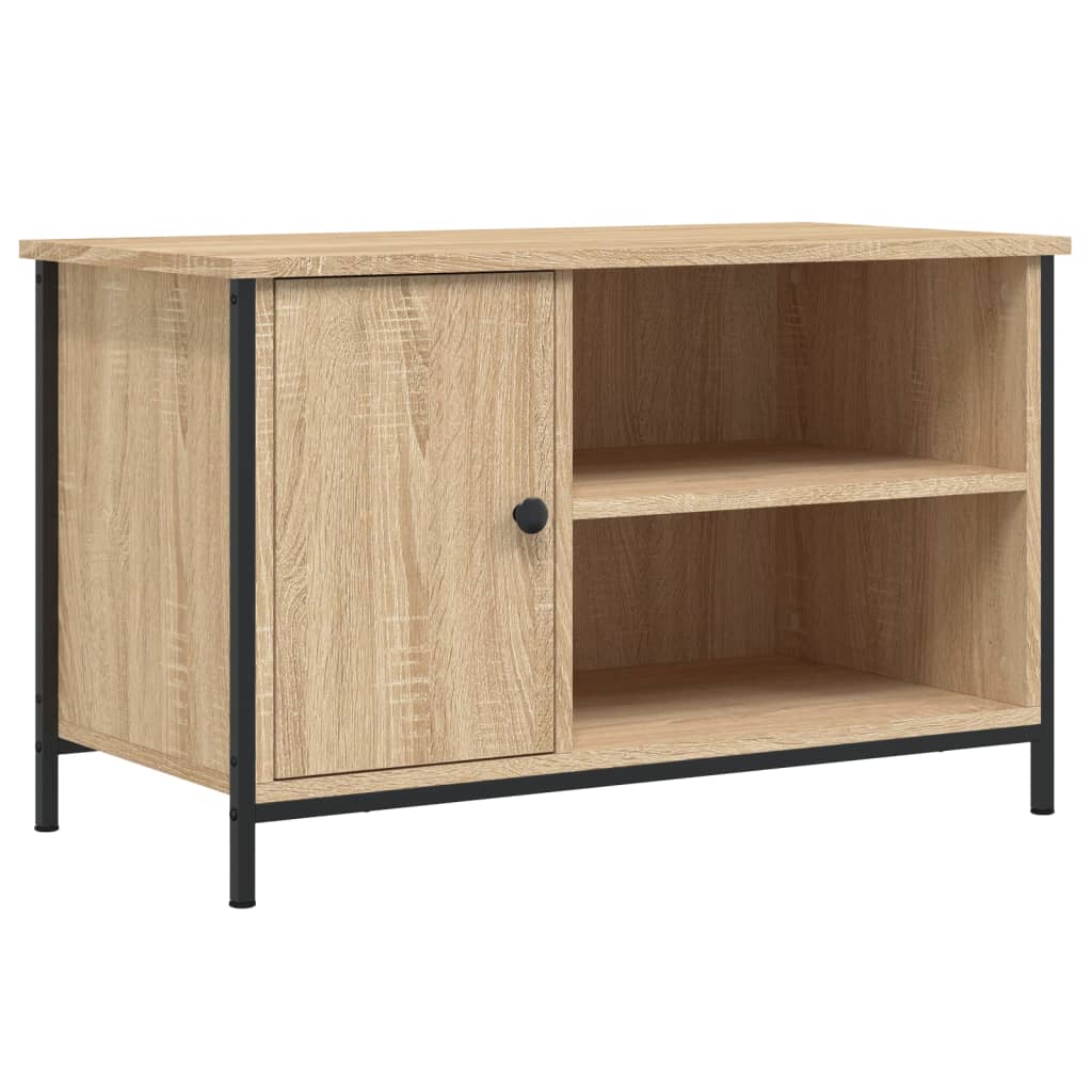 Meuble TV Chêne sonoma 80x40x50 cm Bois d'ingénierie - XIOS
