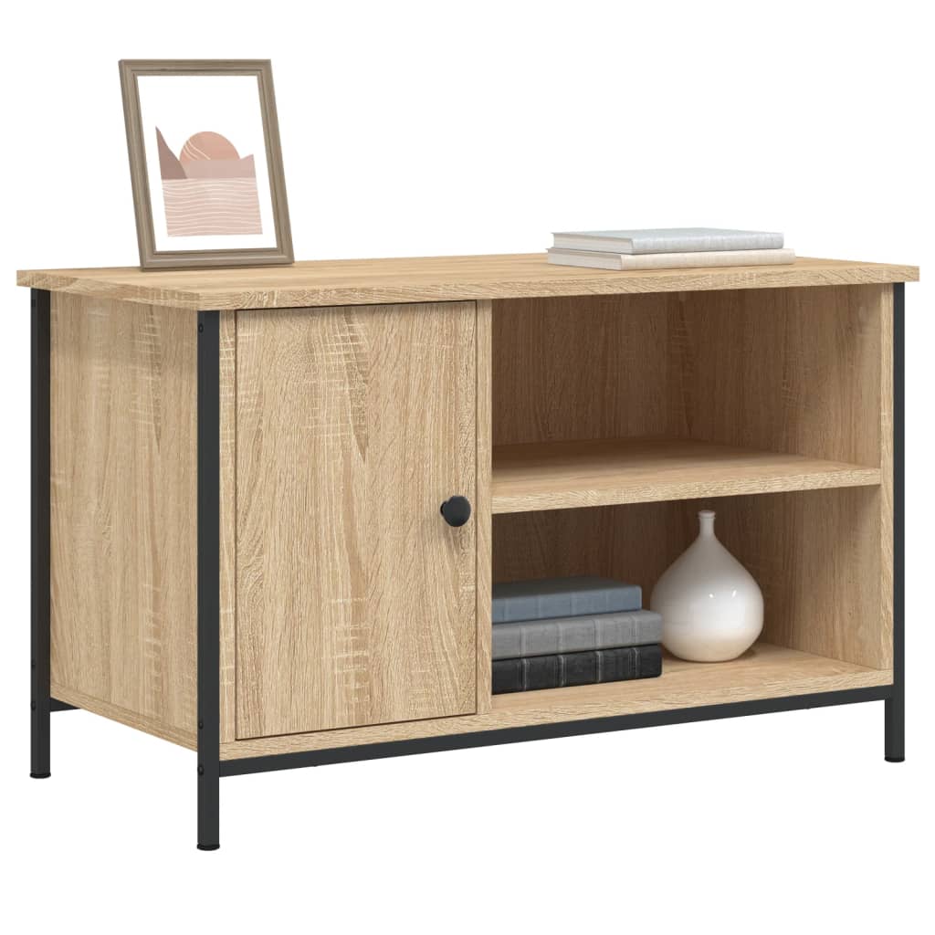 Meuble TV Chêne sonoma 80x40x50 cm Bois d'ingénierie - XIOS
