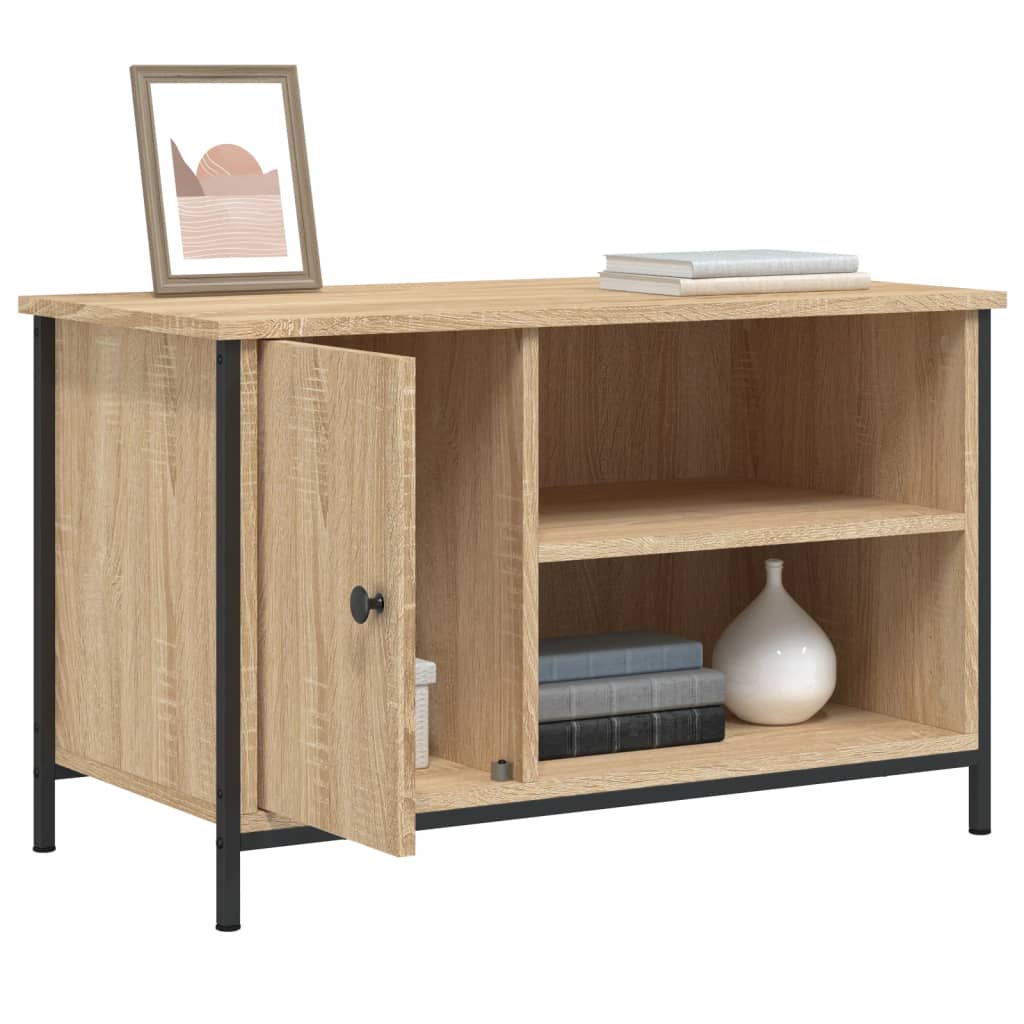 Meuble TV Chêne sonoma 80x40x50 cm Bois d'ingénierie - XIOS
