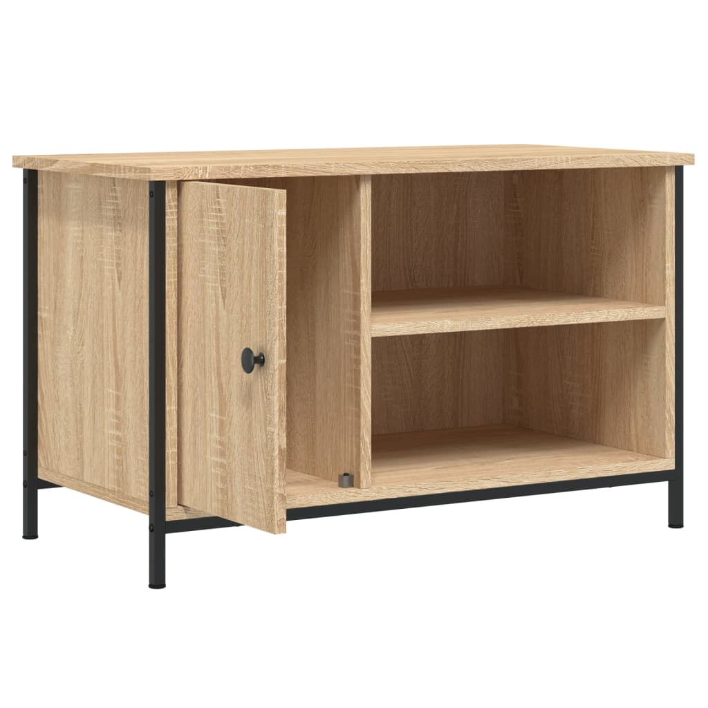 Meuble TV Chêne sonoma 80x40x50 cm Bois d'ingénierie - XIOS