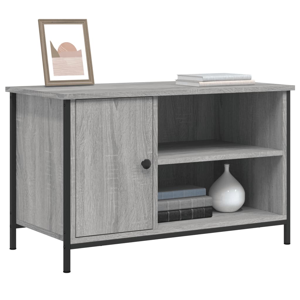 Meuble TV Sonoma gris 80x40x50 cm Bois d'ingénierie - XIOS