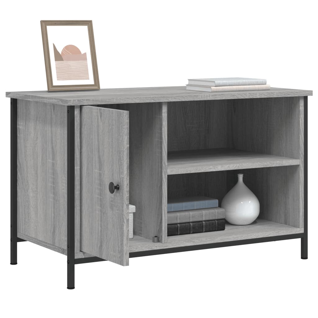 Meuble TV Sonoma gris 80x40x50 cm Bois d'ingénierie - XIOS