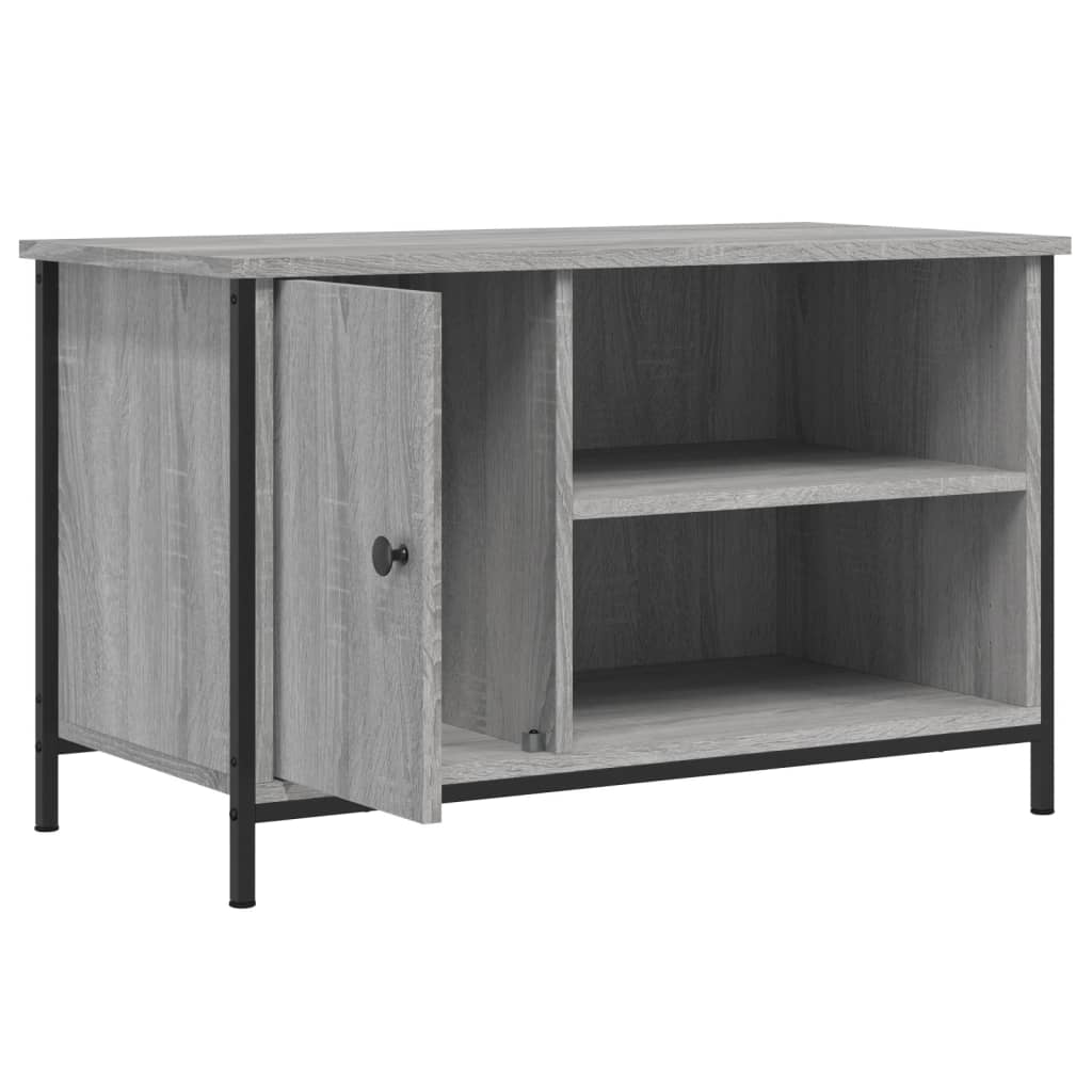 Meuble TV Sonoma gris 80x40x50 cm Bois d'ingénierie - XIOS
