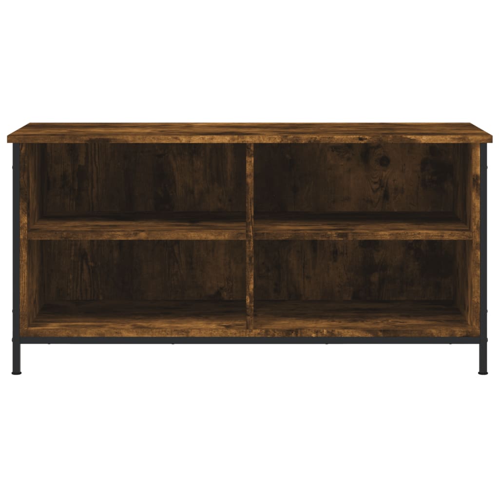 Meuble TV Chêne fumé 100x40x50 cm Bois d'ingénierie - XIOS