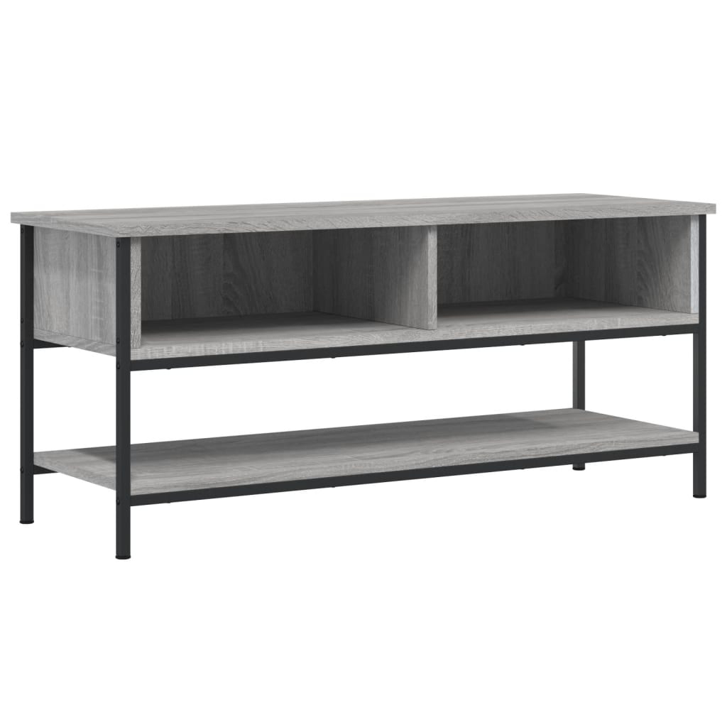Meuble TV sonoma gris 100x35x45 cm bois d'ingénierie - XIOS
