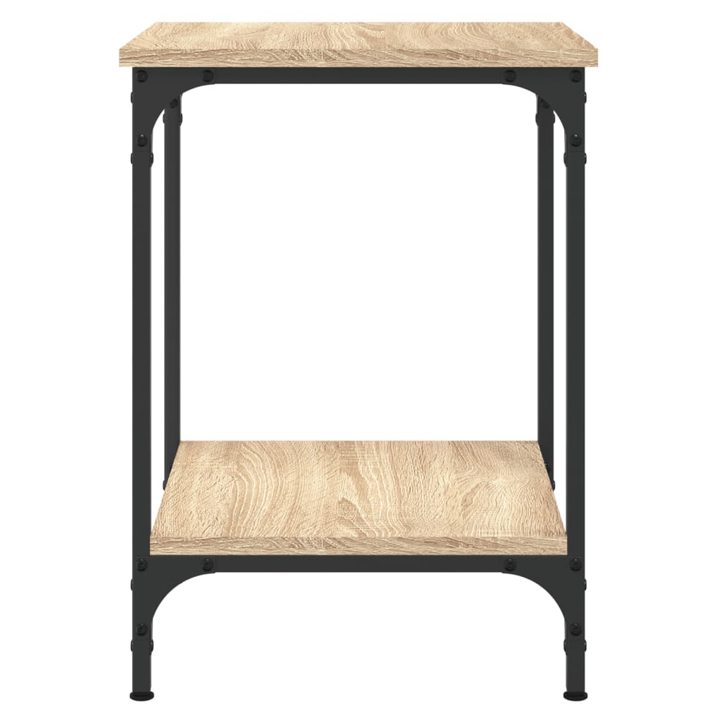 Table basse chêne sonoma 40x40x55 cm bois d'ingénierie - XIOS