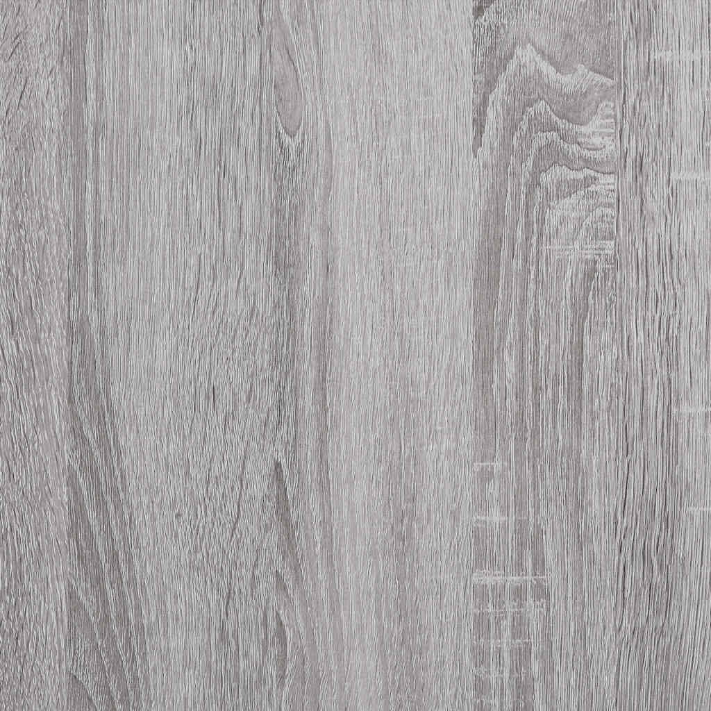 Table basse sonoma gris 100x100x40 cm bois d'ingénierie - XIOS