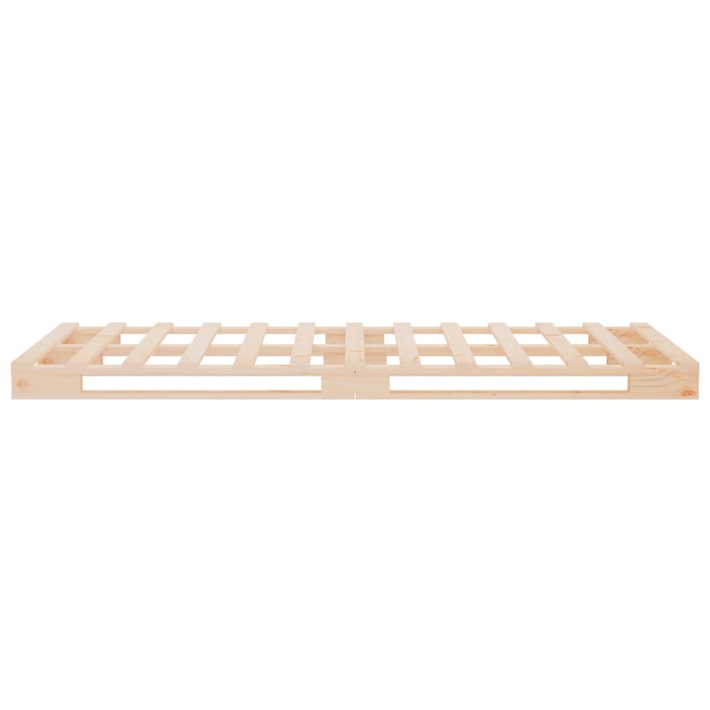 Cadre de lit 90x190 cm Bois de pin massif Simple - XIOS