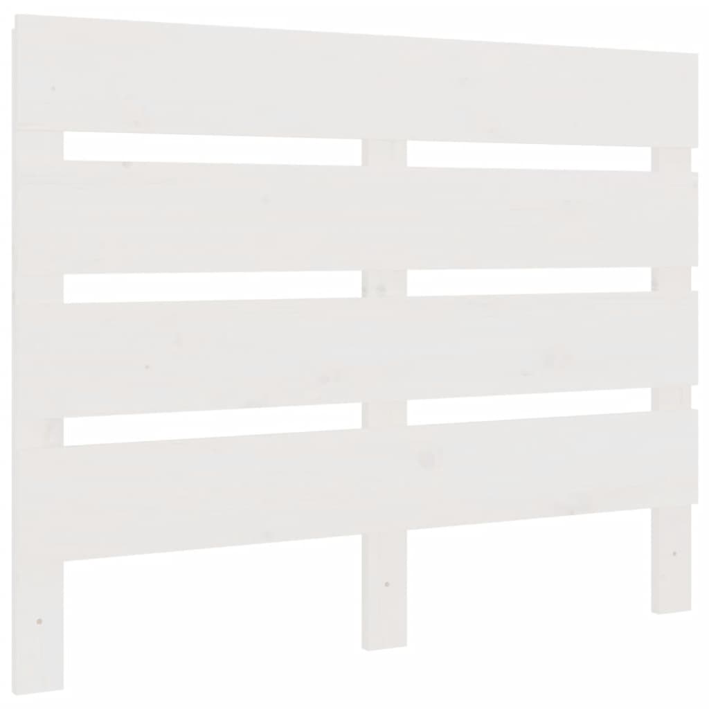 Cadre de lit Blanc 90x190 cm Bois de pin massif Simple - XIOS