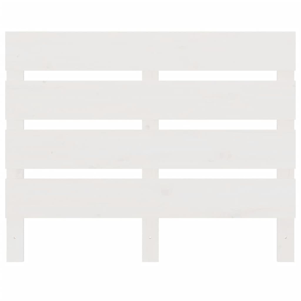 Cadre de lit Blanc 90x190 cm Bois de pin massif Simple - XIOS