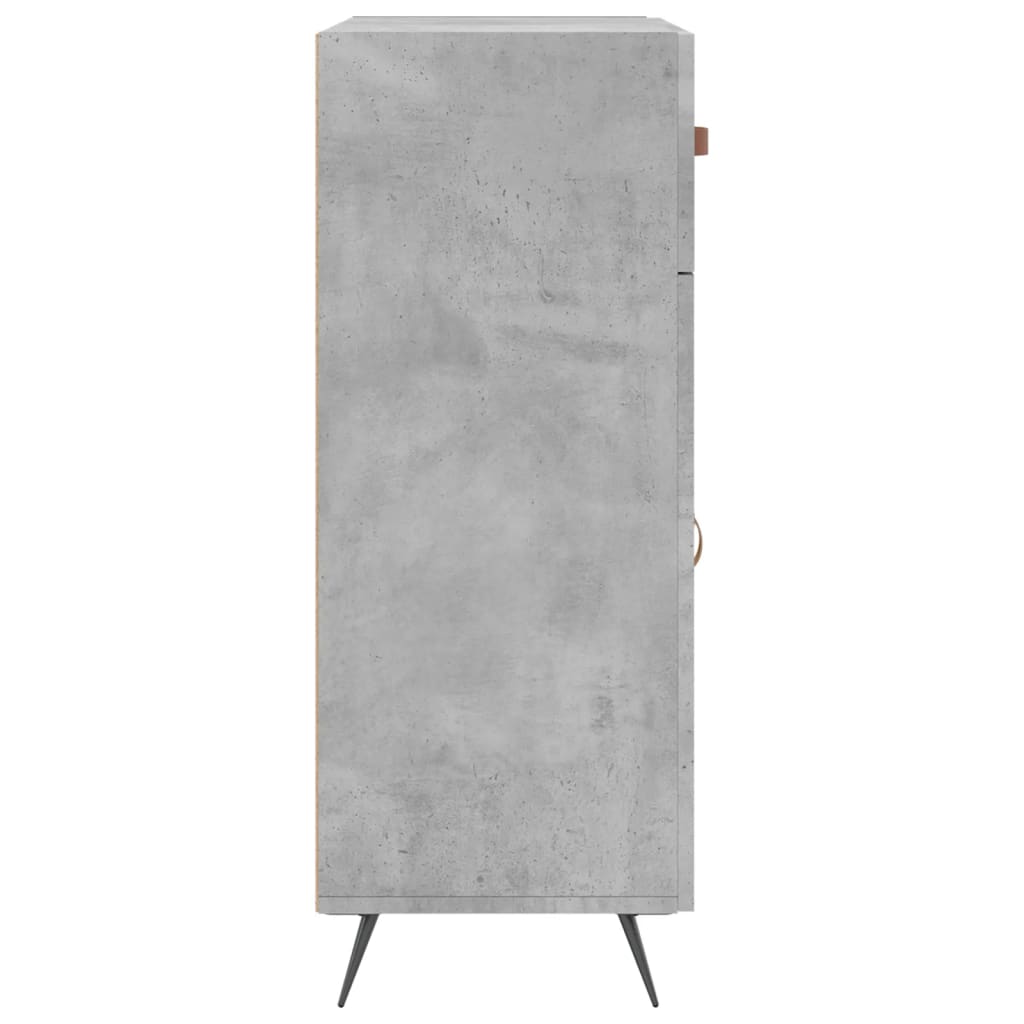 Buffet gris béton 69,5x34x90 cm bois d'ingénierie - XIOS