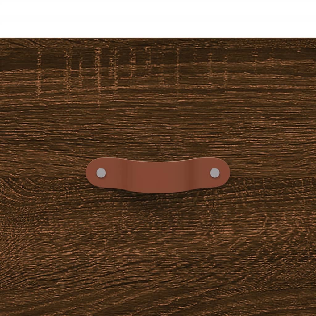Buffet chêne marron 69,5x34x90 cm bois d'ingénierie - XIOS