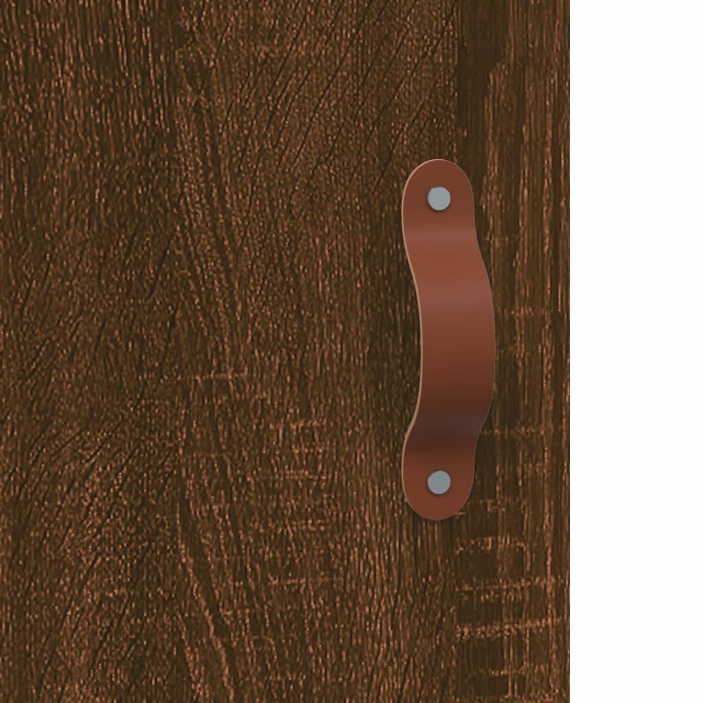 Buffet chêne marron 69,5x34x90 cm bois d'ingénierie - XIOS