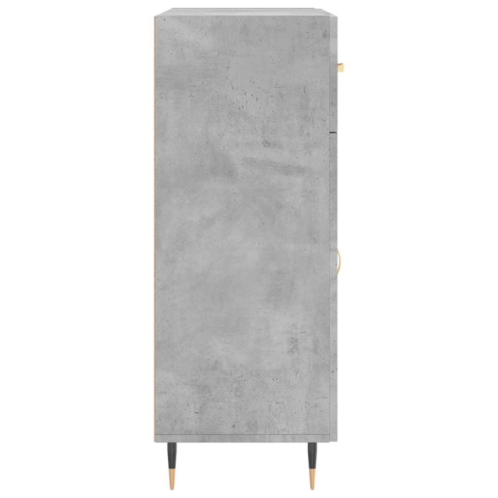 Buffet gris béton 69,5x34x90 cm bois d'ingénierie - XIOS