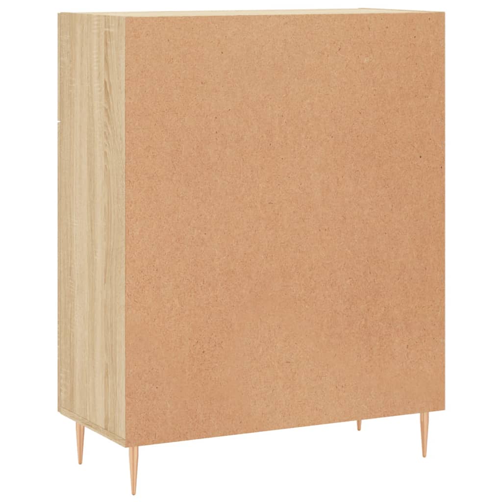 Buffet chêne sonoma 69,5x34x90 cm bois d'ingénierie - XIOS