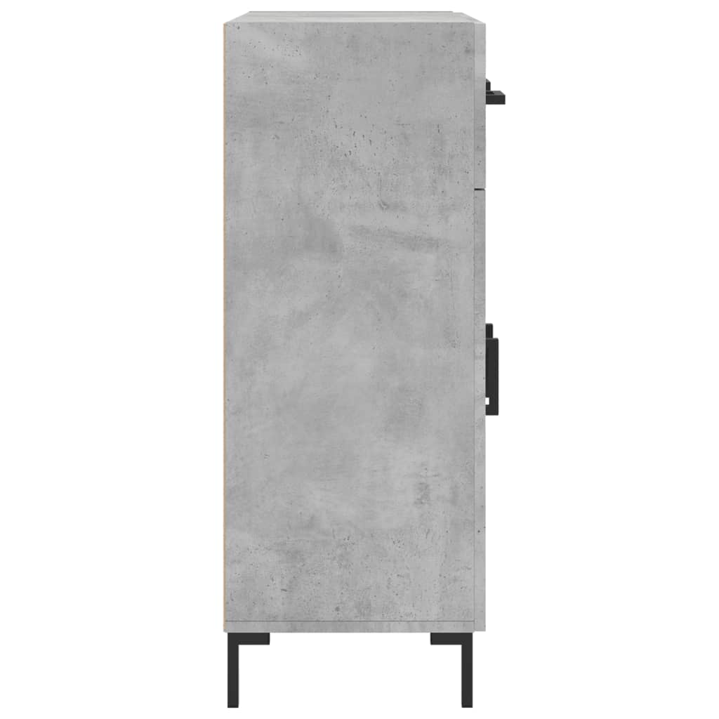 Buffet gris béton 69,5x34x90 cm bois d'ingénierie - XIOS