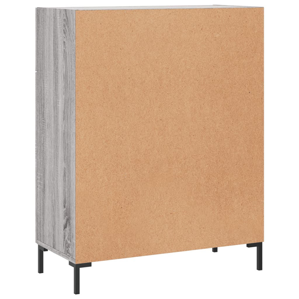 Buffet sonoma gris 69,5x34x90 cm bois d'ingénierie - XIOS