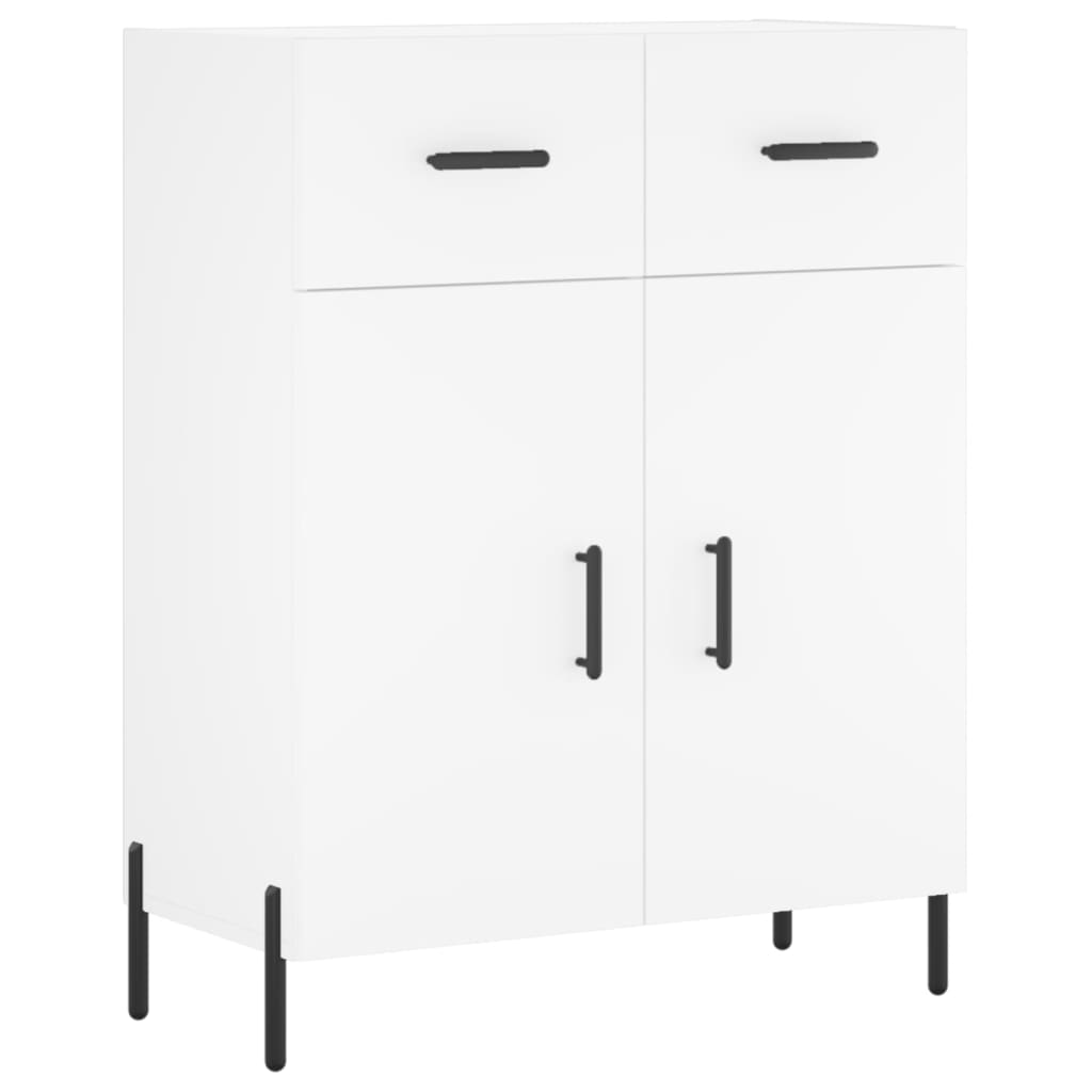 Buffet blanc 69,5x34x90 cm bois d'ingénierie - XIOS