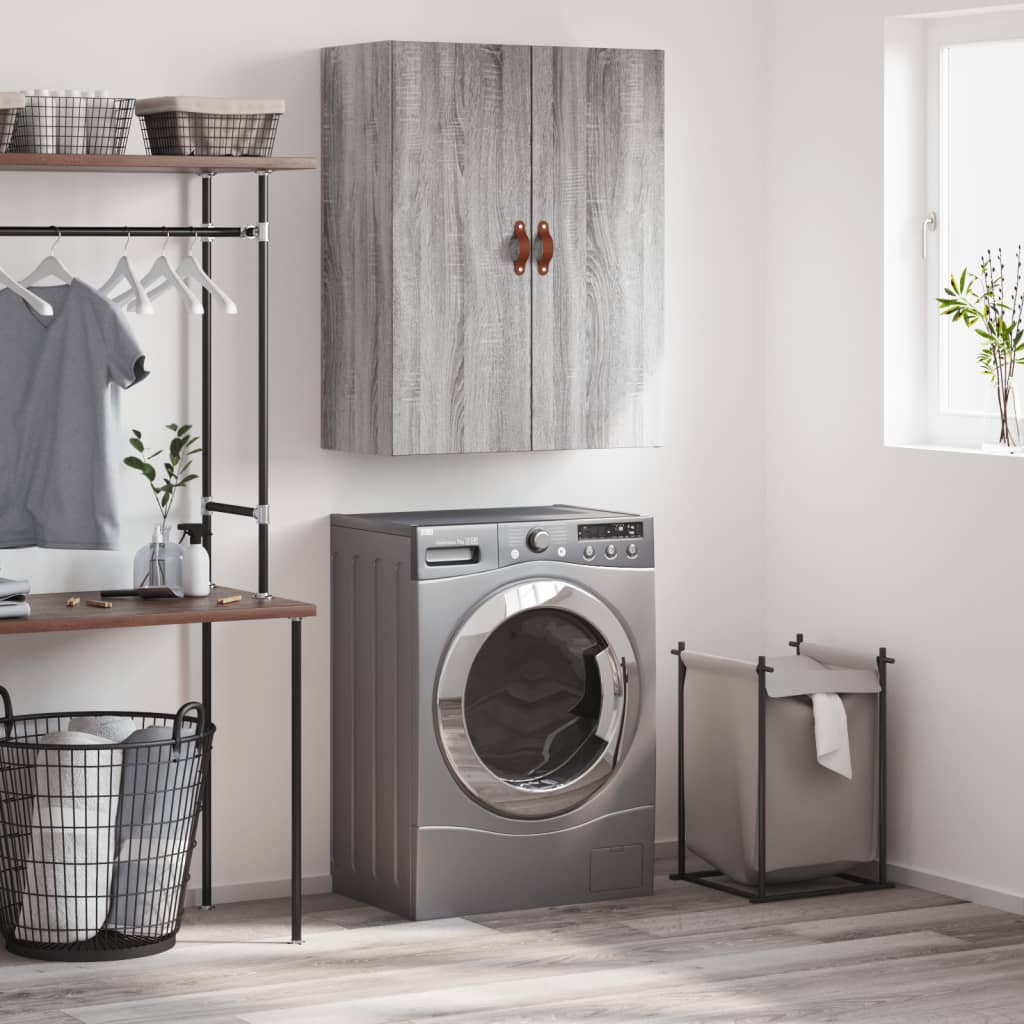 Armoire murale sonoma gris 69,5x34x90 cm - XIOS