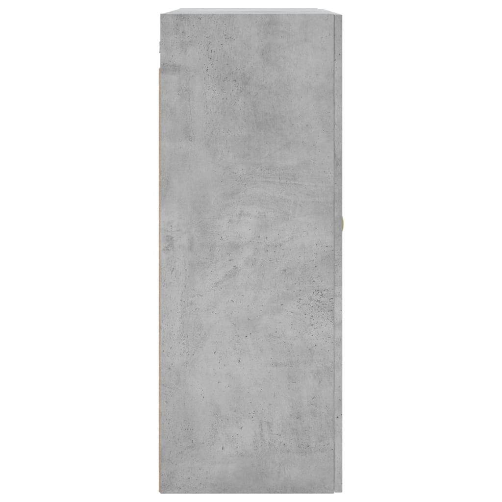 Armoire murale gris béton 69,5x34x90 cm - XIOS