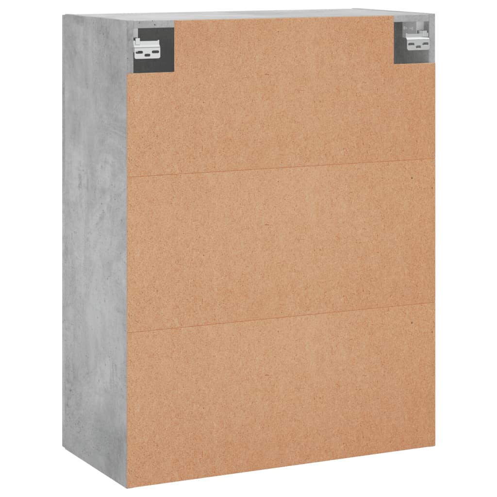 Armoire murale gris béton 69,5x34x90 cm - XIOS