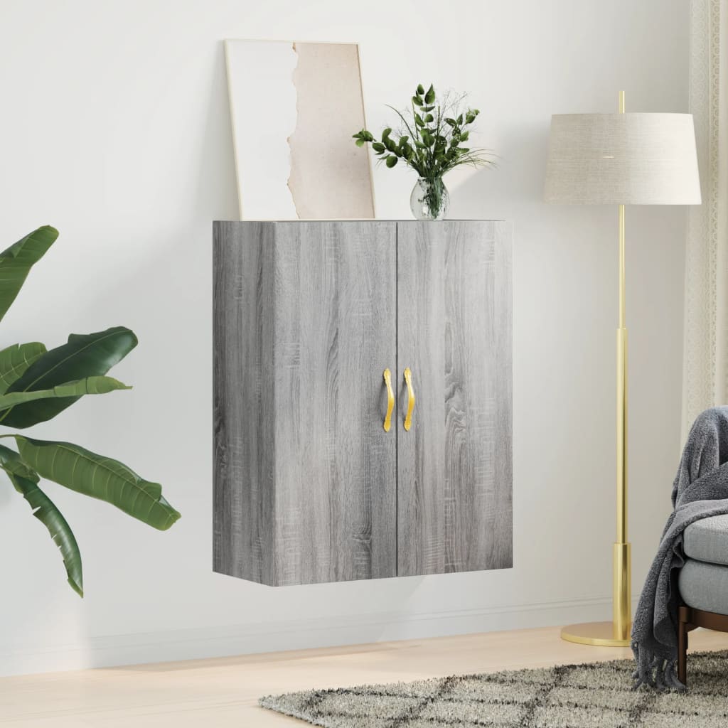 Armoire murale sonoma gris 69,5x34x90 cm - XIOS
