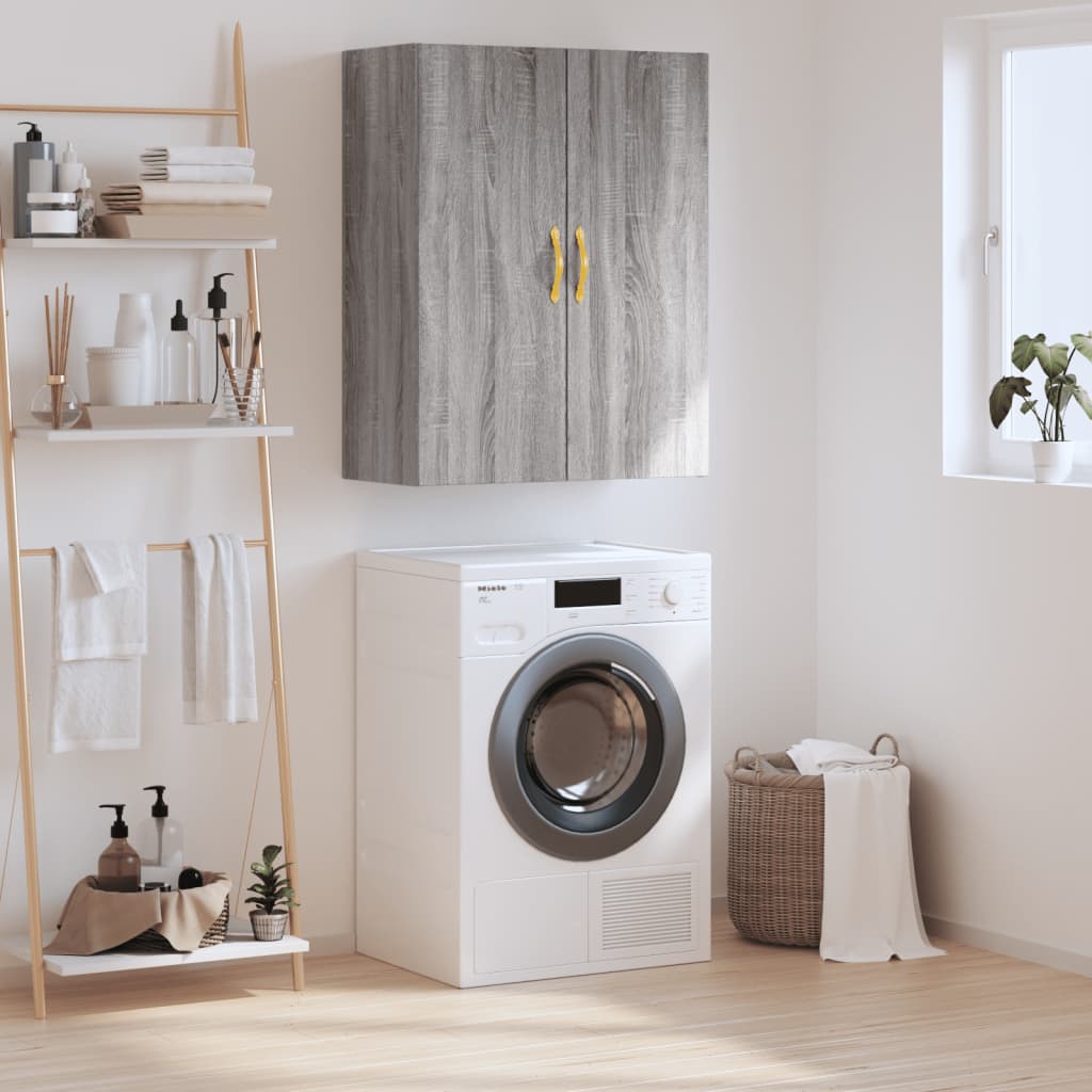 Armoire murale sonoma gris 69,5x34x90 cm - XIOS