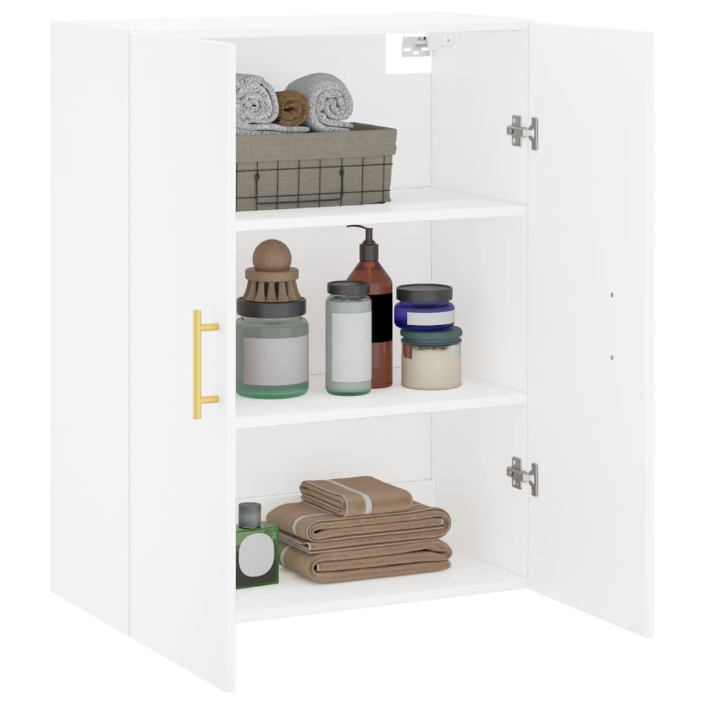 Armoire murale blanc 69,5x34x90 cm - XIOS