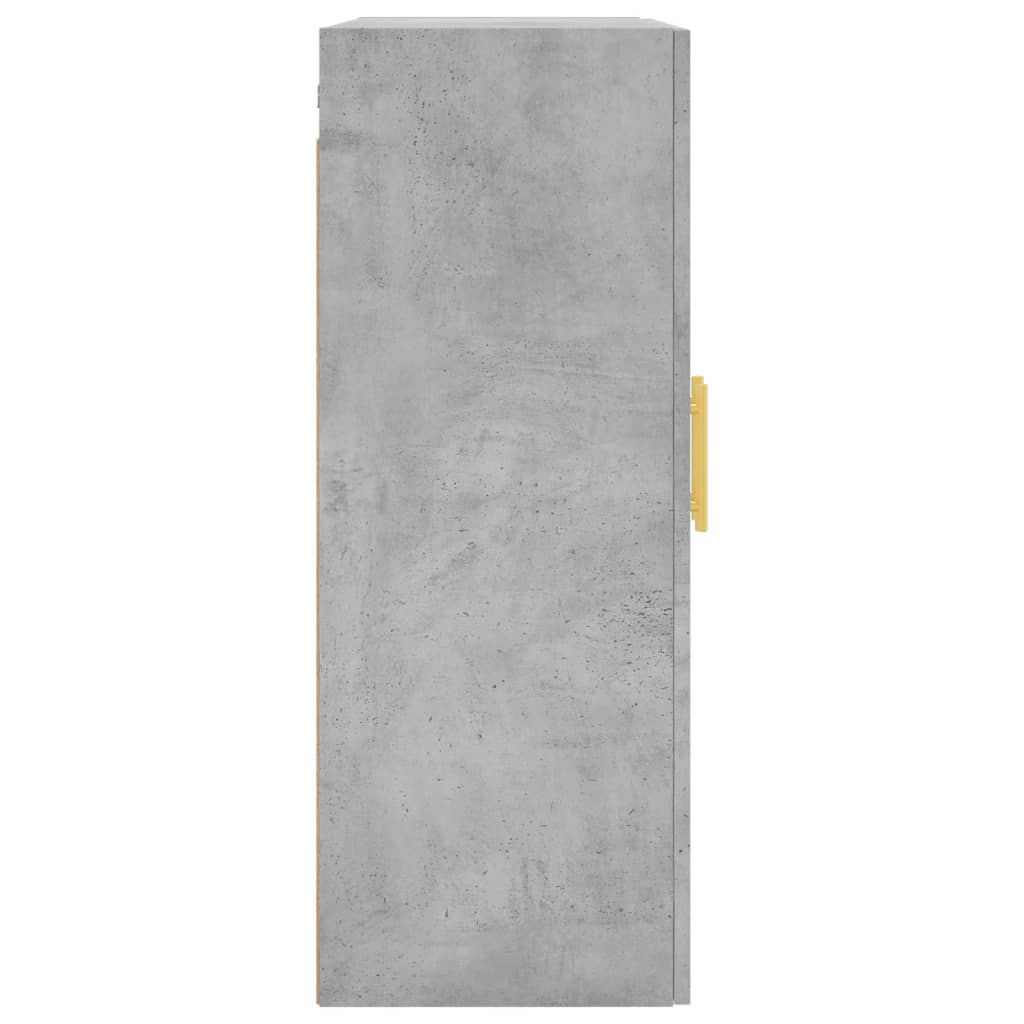 Armoire murale gris béton 69,5x34x90 cm - XIOS