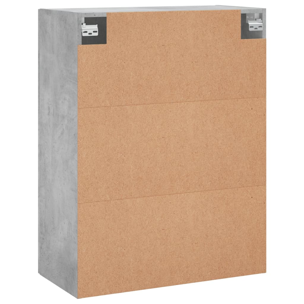 Armoire murale gris béton 69,5x34x90 cm - XIOS