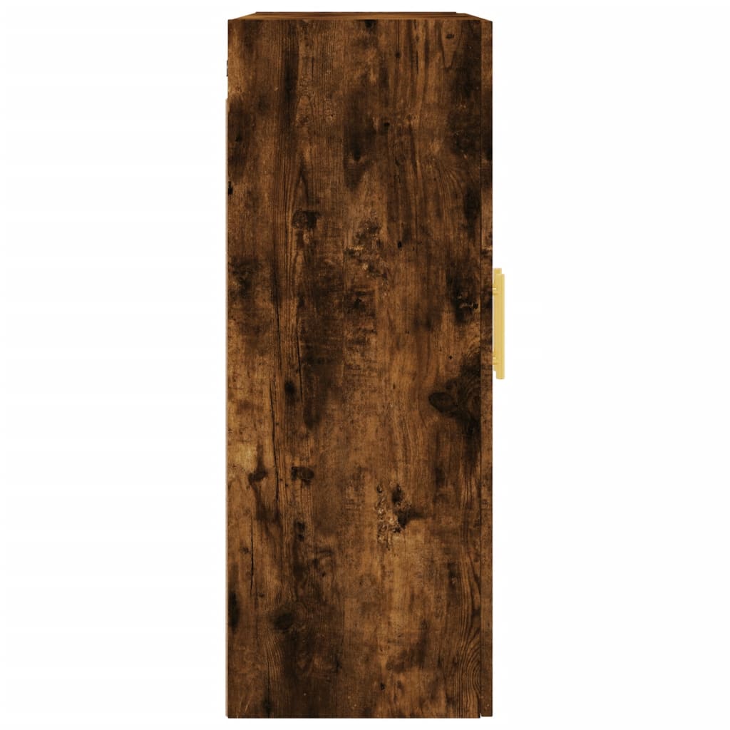 Armoire murale chêne fumé 69,5x34x90 cm - XIOS