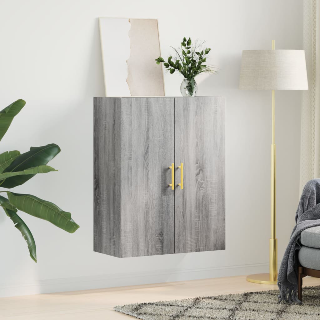 Armoire murale sonoma gris 69,5x34x90 cm - XIOS