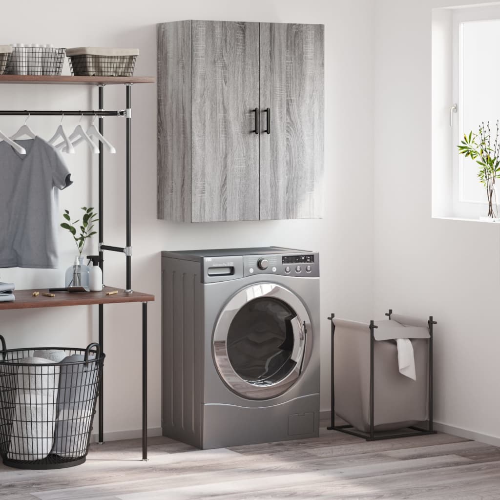 Armoire murale sonoma gris 69,5x34x90 cm - XIOS