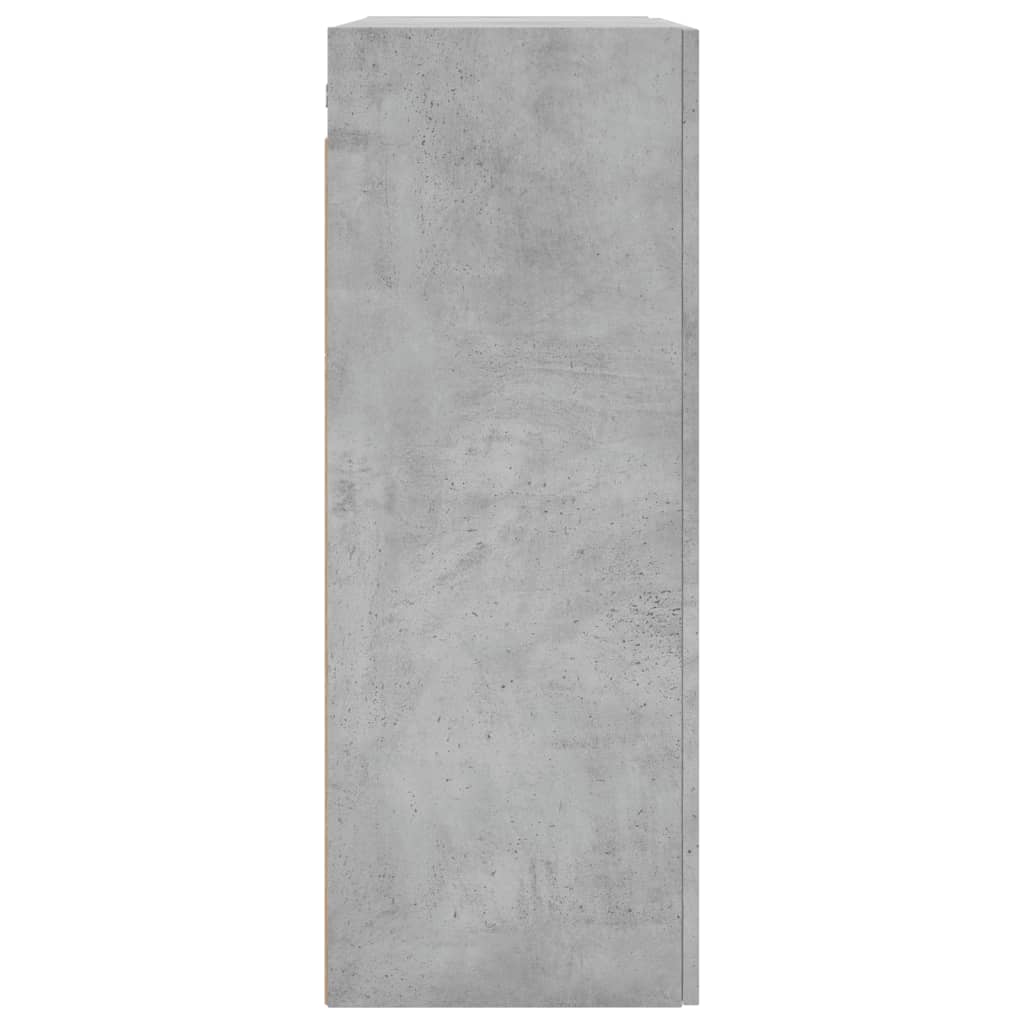 Armoire murale gris béton 69,5x34x90 cm - XIOS