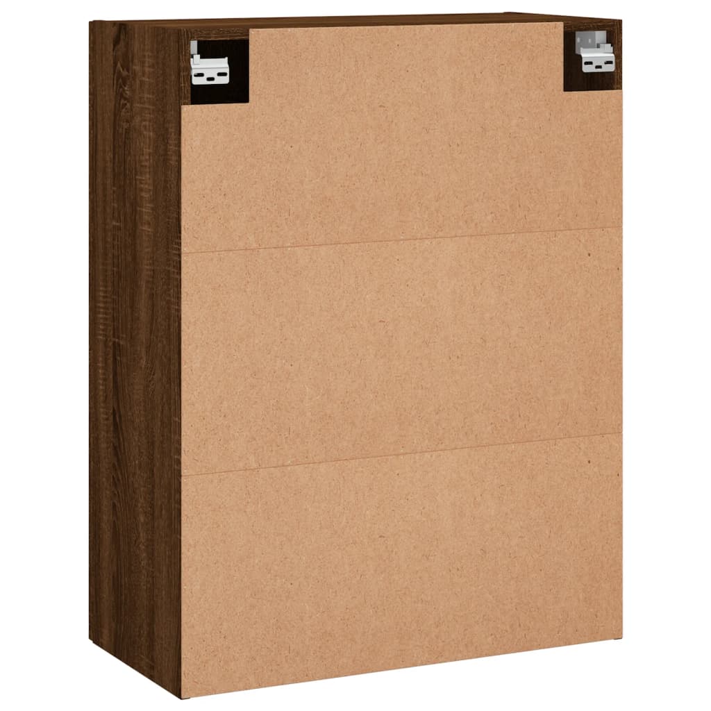 Armoire murale chêne marron 69,5x34x90 cm - XIOS