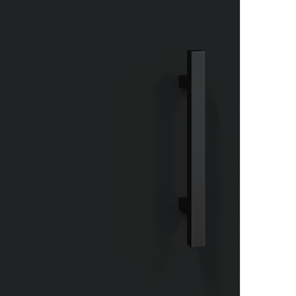 Armoire murale noir 69,5x34x90 cm - XIOS