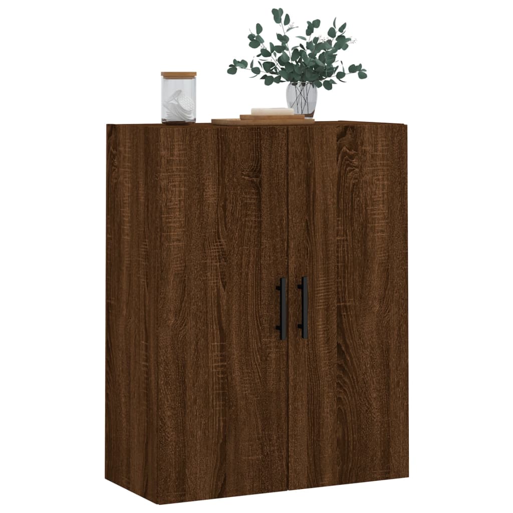 Armoire murale chêne marron 69,5x34x90 cm - XIOS