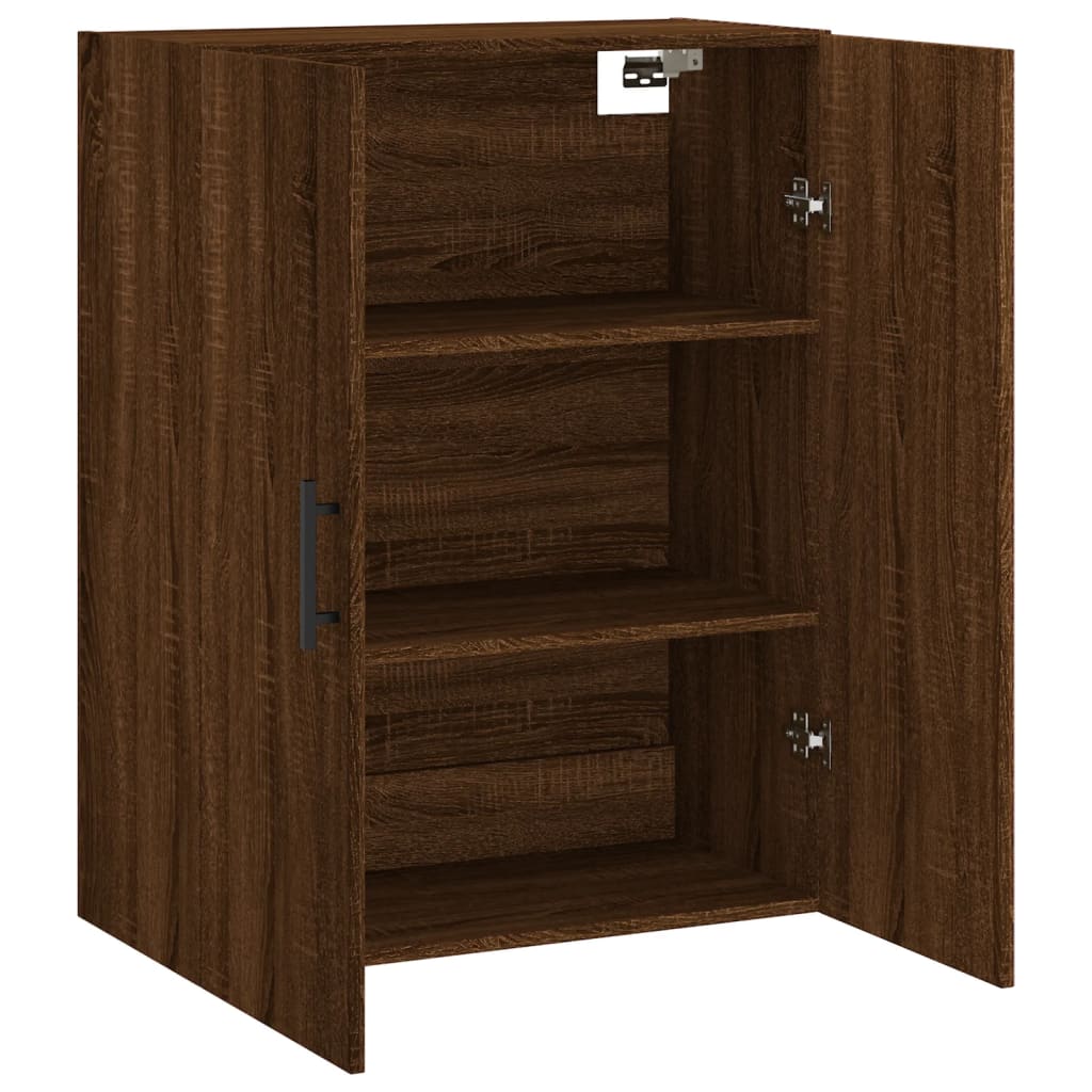 Armoire murale chêne marron 69,5x34x90 cm - XIOS