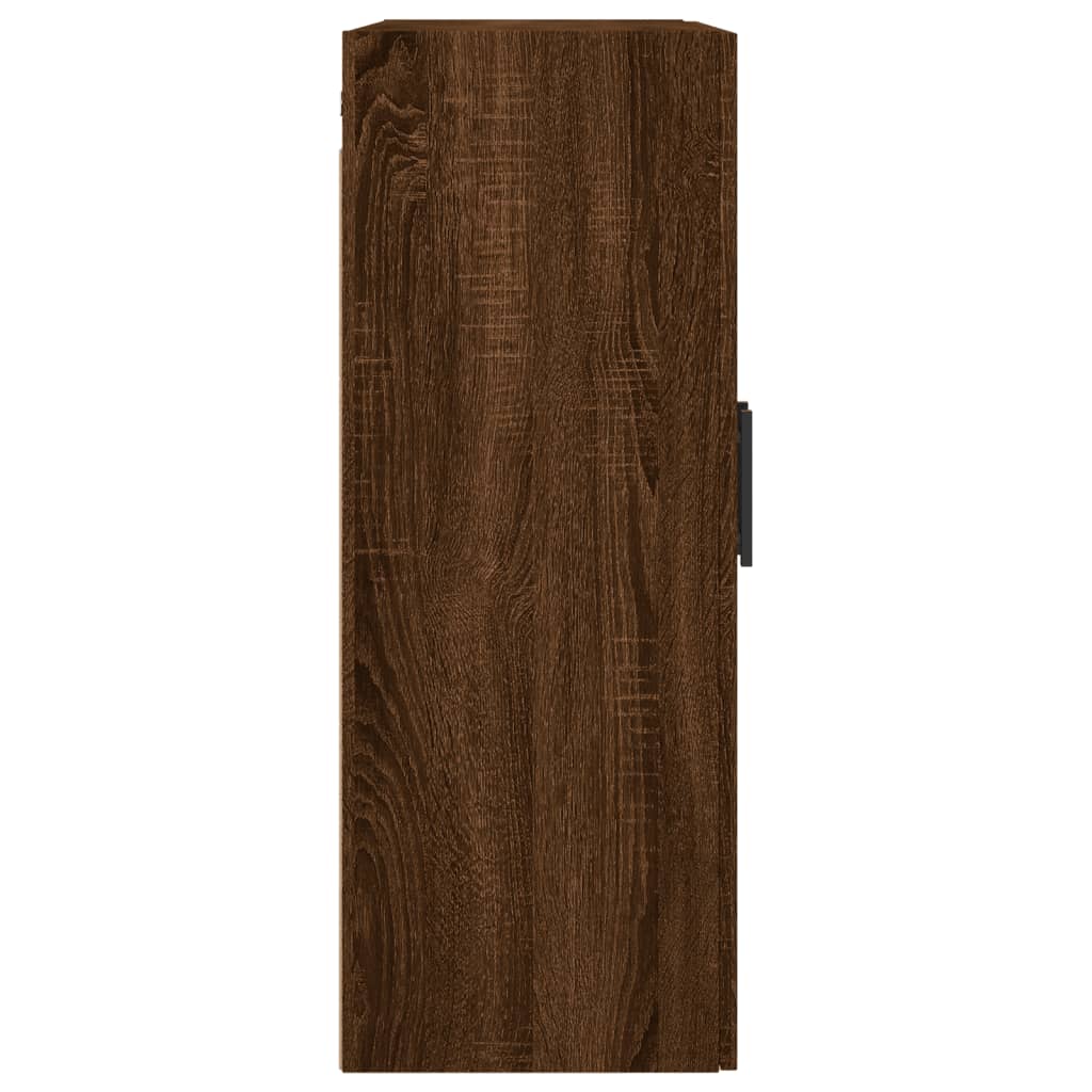 Armoire murale chêne marron 69,5x34x90 cm - XIOS