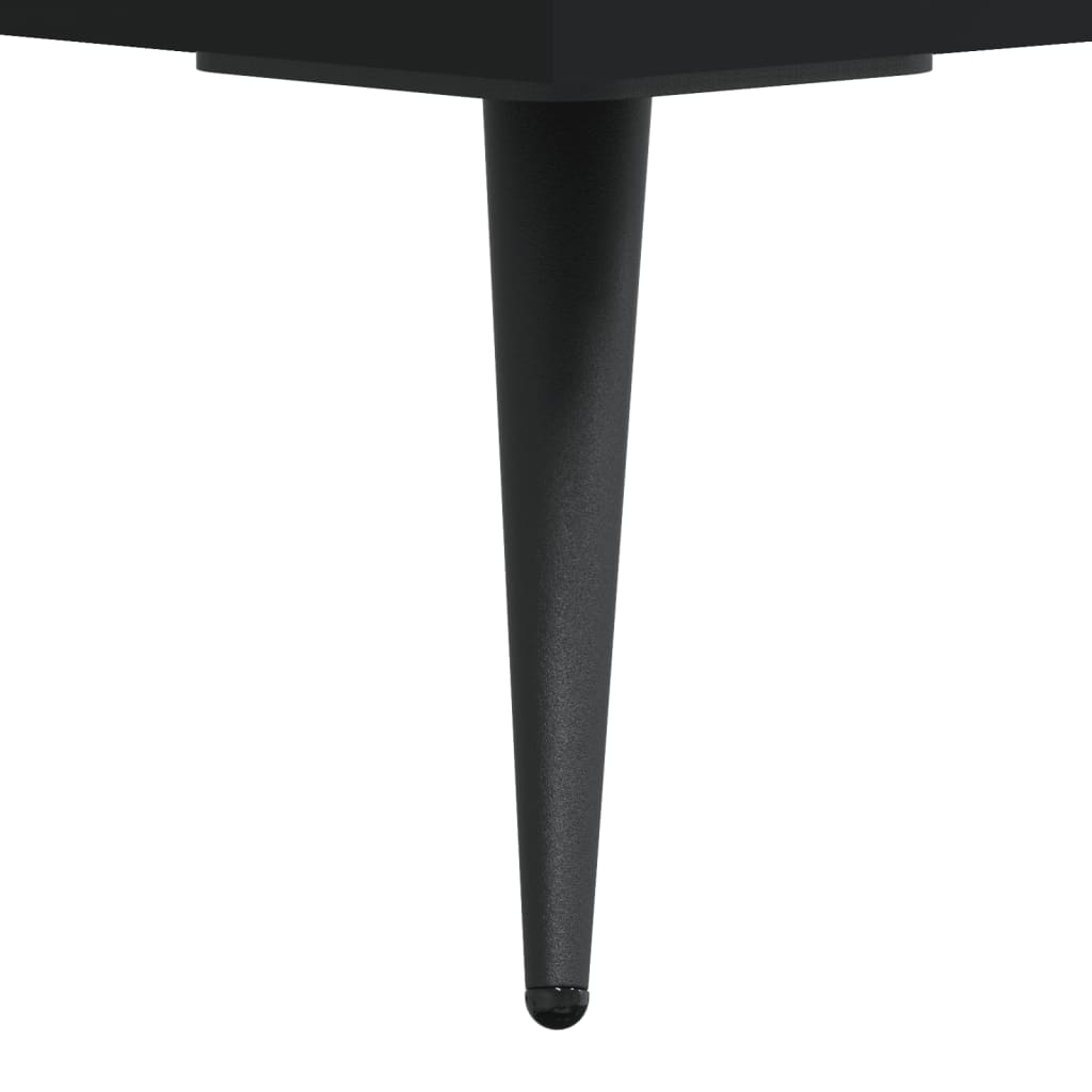 Meuble TV noir 102x36x50 cm bois d'ingénierie - XIOS