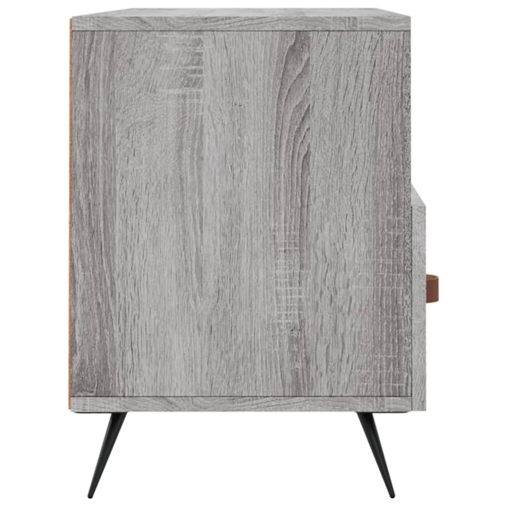 Meuble TV sonoma gris 102x36x50 cm bois d'ingénierie - XIOS