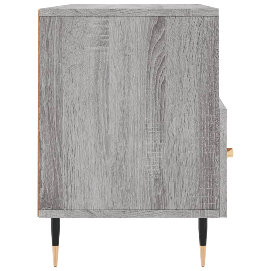 Meuble TV sonoma gris 102x36x50 cm bois d'ingénierie - XIOS