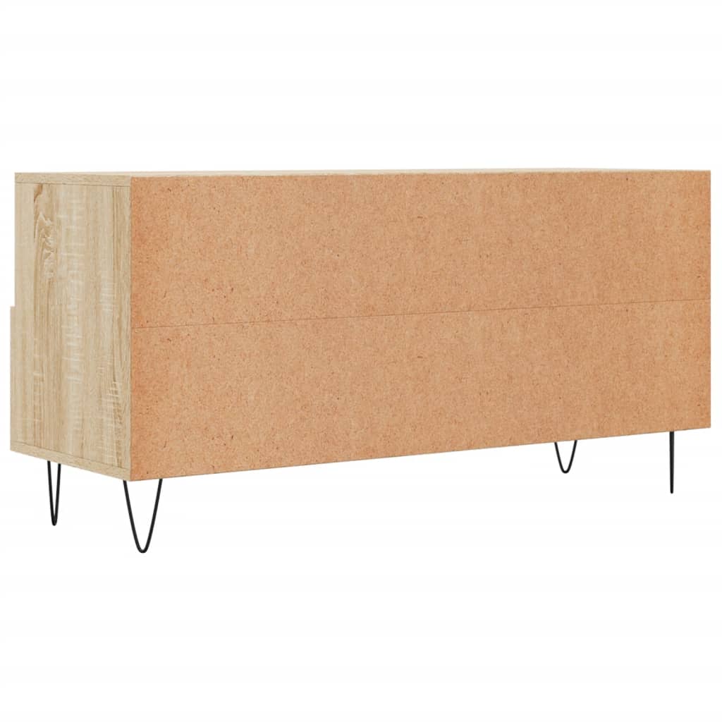Meuble TV chêne sonoma 102x36x50 cm bois d'ingénierie - XIOS