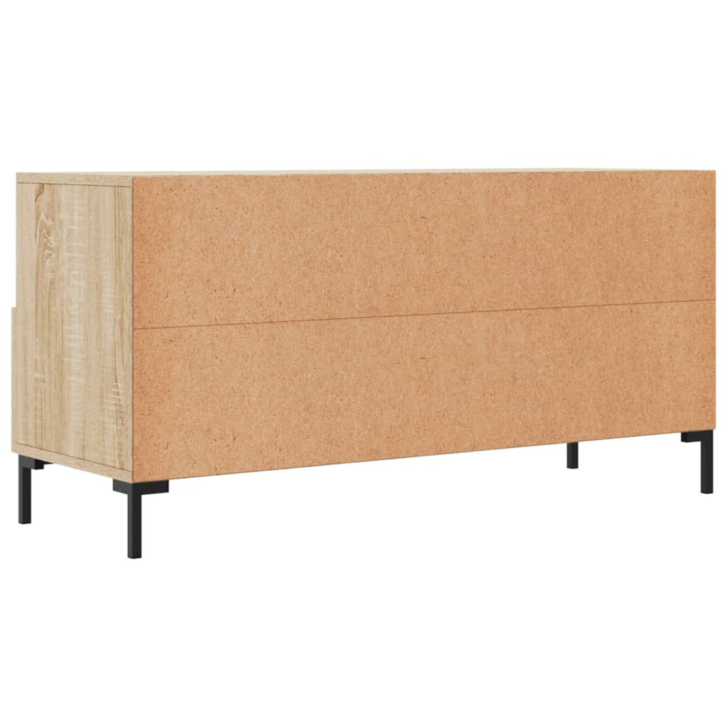 Meuble TV chêne sonoma 102x36x50 cm bois d'ingénierie - XIOS