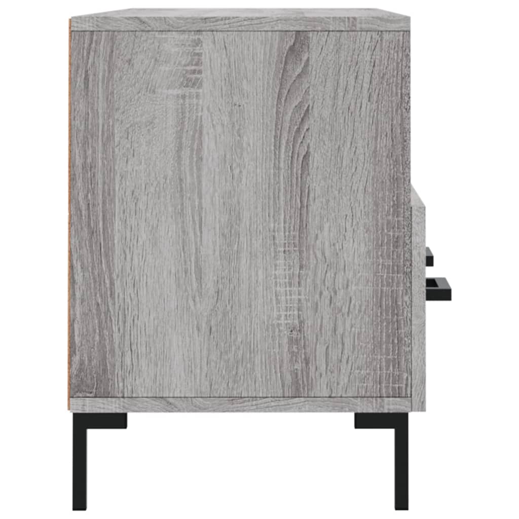 Meuble TV sonoma gris 102x36x50 cm bois d'ingénierie - XIOS